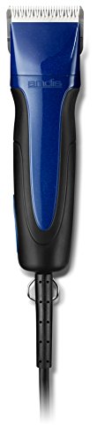 Andis Excel Pro-Animal 5-Speed Detachable Blade Clipper Kit - Professional Animal/Dog Grooming, Blue, SMC (65290)