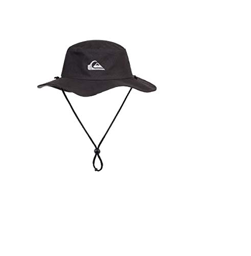 Quiksilver Men's Bushmaster Sun Protection Floppy Bucket Hat, Black3, Large/X - Large