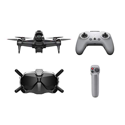 DJI FPV Combo with Motion Controller - First-Person View Drone Quadcopter UAV with 4K Camera, S Flight Mode, Super-Wide 150° FOV, HD Low-Latency Transmission, Emergency Brake and Hover, Gray