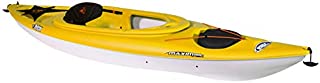 Pelican Maxim 100X Sit-in Recreational Kayak Kayak 10-Foot Lightweight one Person Kayak Perfect for Recreation, Yellow, One Size