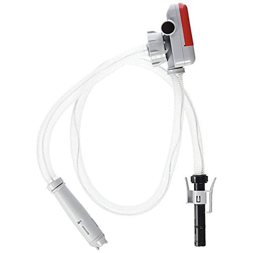 TERA PUMP TRFA01 4 AA Battery Powered Fuel Transfer Pump w/Flexible Intake Hose and No-Spill Auto-Stop Nozzle Attachable to Gas cans and More