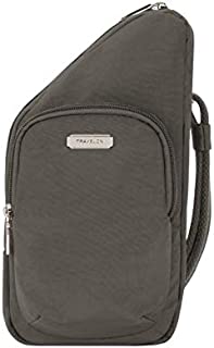 Travelon Bag, Smoke, Compact Crossbody