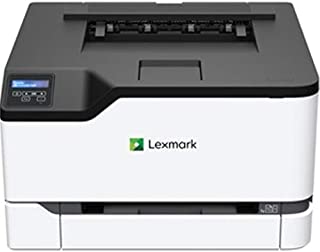 Lexmark CS331dw Laser Printer - Color - 26 ppm Mono / 26 ppm Color - 600 dpi Print - Automatic Duplex Print - Wireless LAN, White/Gray, Medium (40N9020)