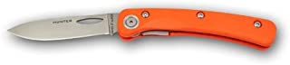 Knives Of Alaska Featherlight Hunter SureGrip Handle G10 Knife with Clip, Orange