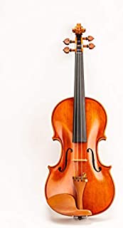 D Z Strad Model 220 4/4 Full Size Violin with Dominant strings, bow, case, rosin and shoulder rest-Open Clear Tone