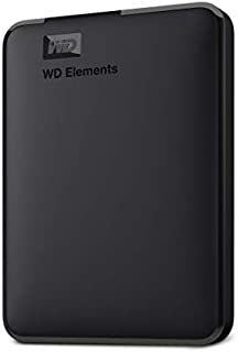 WD 2TB Elements Portable External Hard Drive HDD, USB 3.0, Compatible with PC, Mac, PS4 & Xbox - WDBU6Y0020BBK-WESN