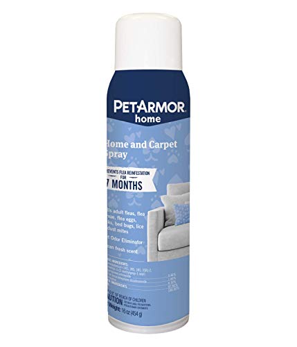 PETARMOR Home and Carpet Spray for Fleas and Ticks, Protect Your Home From Fleas and Eliminate Pet Odor, 16 Ounce