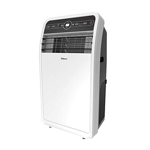 Shinco 12,000 BTU Portable Air Conditioners with Built-in Dehumidifier Function, Fan Mode, Quiet AC Unit Cools Rooms to 400 sq.ft, LED Display, Remote Control, Complete Window Mount Exhaust Kit