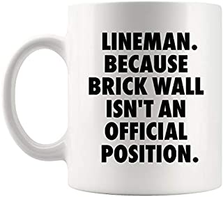 Football Players Gifts Offensive Lineman Men Football Gift Gloves Cup 11Oz Mug, Football Lover Mugs Hilarious Best Friend Birthday Gifts