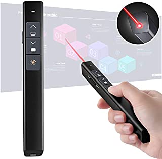 VicTsing Wireless Presenter Remote Laser Pointer, RF 2.4GHz Presentation Clicker Presentation Remote PPT PowerPoint Clicker Presentation Pointer