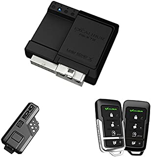 Excalibur RS3753DB 2-Way Paging Remote Start/Keyless Entry/Vehicle Security System (with 4 Button Remote and Sidekick Remote), 1 Pack