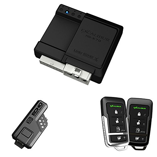 Excalibur RS3753DB 2-Way Paging Remote Start/Keyless Entry/Vehicle Security System (with 4 Button Remote and Sidekick Remote), 1 Pack