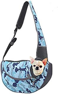 EVBEA Dog Carrier Sling Front Pack Cat Puppy Carrier Purse Breathable Mesh Travel for Small or Medium Pet Dogs Cats Sling Bag