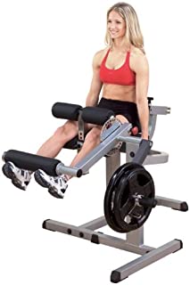 Body-Solid GCEC340 Cam Series Leg Extension and Curl Machine with Adjustable Seat, Hamstring Exerciser