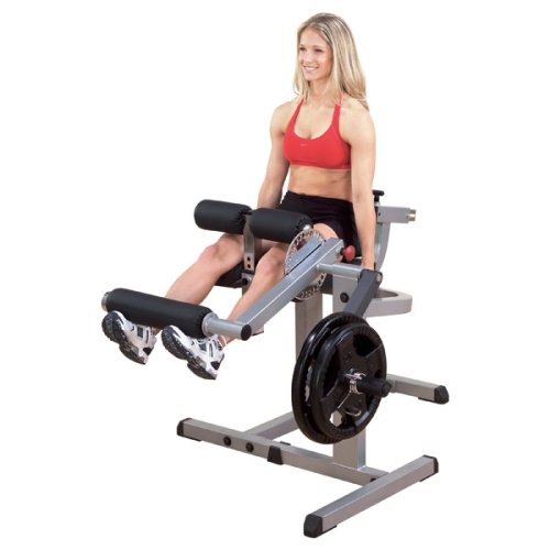 Body-Solid GCEC340 Cam Series Leg Extension and Curl Machine with Adjustable Seat, Hamstring Exerciser