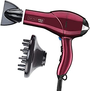 INFINITIPRO BY CONAIR 1875 Watt Salon Performance AC Motor Styling Tool/Hair Dryer, Burgundy