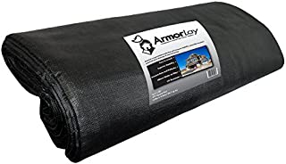 ArmorLay Commercial Grade Driveway Fabric, Stabilization, Underlayment (Black, 12.5' x 60')