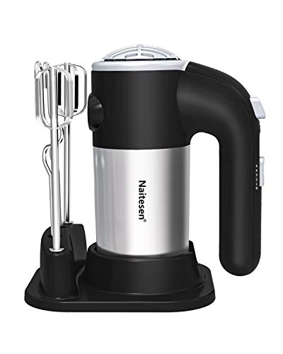 Electric Hand Mixer Lightweight Handheld Mixer for Baking Cake 5 Speed 300W Kitchen Mixer with Eggs Beaters Dough Hooks, Whipping Mixing Cookies, Brownies, Batters, Meringues, Mashed Potatoes