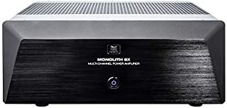 Monolith Multi-Channel Power Amplifier - Black with 5x200 Watt Per Channel, XLR Inputs for Home Theater & Studio