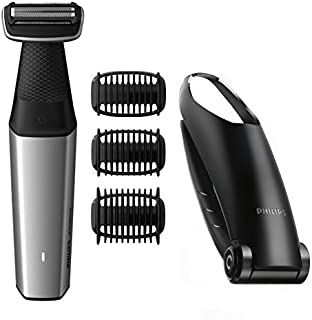 Philips Norelco Bodygroom Series 3500, BG5025/49, Showerproof Lithium-Ion Body Hair Trimmer for Men with Back Shaver