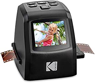 KODAK Mini Digital Film & Slide Scanner  Converts 35mm, 126, 110, Super 8 & 8mm Film Negatives & Slides to 22 Megapixel JPEG Images  Includes - 2.4 LCD Screen  Easy Load Film Adapters