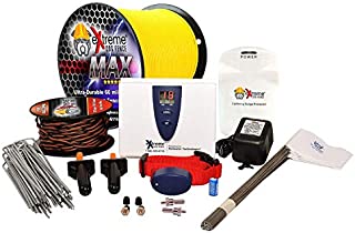 Extreme Dog Fence Max Grade Electric Dog Fence - 1 Dog Kit - 1000 Feet of 14 Gauge-Plus Maximum Duty Wire for Ultimate Performance and Reliability