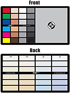 3in1 Photo Reference Tool Gray Card Target White Balance Exposure Temperature Color Calibration Chart Perfect for Photography & Video Test to Calibrate Canon Nikon Sony Olympus FujiFilm Camera Photo