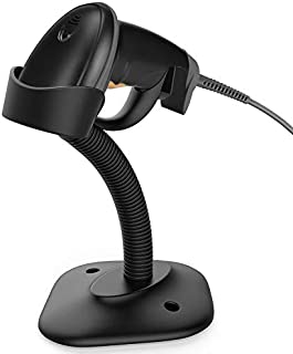 Esup Barcode Scanner with Stand USB Barcode Scanner Wired Handheld Laser Barcode Reader with Adjustable Stand