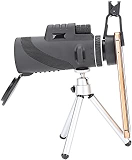 Dilwe Monocular Telescopes, Waterproof High Power Birding Monocular Scopes for Hunting,Hiking,Camping,Travel,Concert and More with Steady Tripod and Phone Adapter