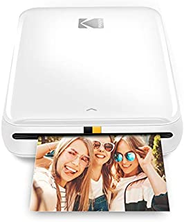 KODAK Step Wireless Mobile Photo Mini Printer (White) Compatible w/ iOS & Android, NFC & Bluetooth Devices