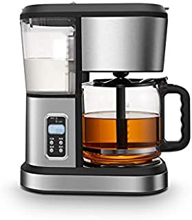 CJSWT Multi-Use Electric Kettle Borosilicate Glass Tea Maker and Programmable Control Panel Base, Includes Filter, Keep Warm Function Water Pot Kettle