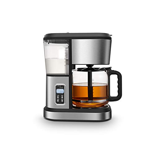 CJSWT Multi-Use Electric Kettle Borosilicate Glass Tea Maker and Programmable Control Panel Base, Includes Filter, Keep Warm Function Water Pot Kettle