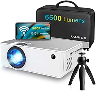 1080P HD Projector, WiFi Projector Bluetooth Projector, FANGOR 6500 Lumen 230