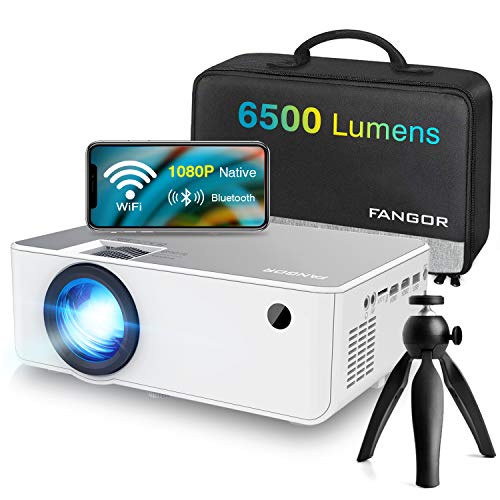 1080P HD Projector, WiFi Projector Bluetooth Projector, FANGOR 6500 Lumen 230