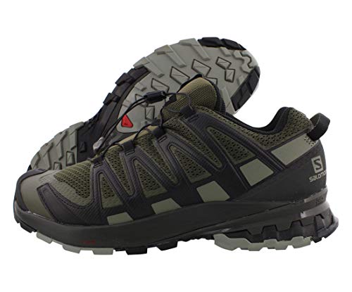 Salomon XA Pro 3D V8 Men's Trail Running / Hiking Shoe, Grape Leaf/Peat/Shadow, 10.5 D (M)