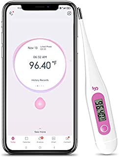 Digital Basal Thermometer, 1/100th Degree High-Precision Oral Thermometer with Memory Recall, Accurate Digital Thermometer for Fever and Natural Family Planning by Femometer