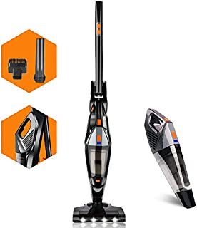 Hikeren Cordless Vacuum, Stick Vacuum Cleaner with 18kpa Powerful Suction, 35mins-Running Lithium-ion Battery, 2 in 1 Pro Lightweight Handheld Vacuum Cleaner for Home Hard Floor Car Pet Hair, Black