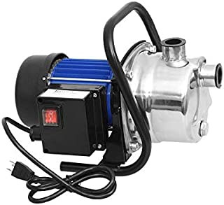 1.6 HP Stainless Steel Lawn Sprinkling Pump Electric Water Pump Transfer Pump Shallow Well Pump Garden Lawn Irrigation Booster Pump