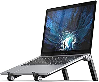 Laptop Riser Stand Portable - Lamicall Ergonomic Computer & Notebook Stand Holder for Desk, Foldable Laptop Lift, Height Adjustable, Compatible with MacBook Air Pro, Dell XPS, HP (10-15.6'')