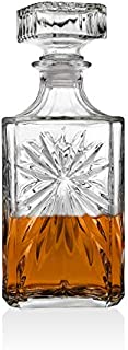 Whiskey Decanter for Scotch Liquor Bourbon or Wine - 750ml