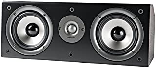 Polk Audio CS1 Series II Center Channel Speaker | Unique Design | Stand Alone or a Complement to Monitor 40, 60, and 70 Speakers | Detachable Grille | Black