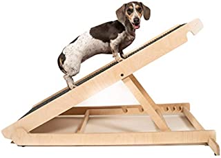 USA Made Adjustable Pet Ramp for All Dogs and Cats - for Couch or Bed with Paw Traction Mat - 40