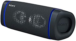 Sony SRS-XB33 EXTRA BASS Wireless Portable Speaker IP67 Waterproof BLUETOOTH and Built In Mic for Phone Calls, Black