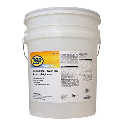 Zep Professional Non-Acid Trailer Wash and Aluminum Brightener 5 Gallon 1045900 (1 Bucket)