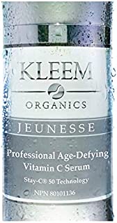 Kleem Organics Vitamin C Serum for Face with Hyaluronic Acid & Vitamin E | Natural Anti Aging Face Serum | Best Anti Wrinkle Facial Serum | Acne Spot Treatment and Dark Spot Corrector for Face [1 oz]