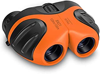 Best Toys for 4-9 Year Old Boys, meet sun Binoculars Toys for Kids,8x21 Compact Telescope Boys Gifts 10 Years Old to Wildife and Theater,Gifts for Girl 8 Year Old(Orange)