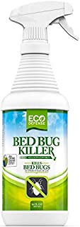 Eco Defense Bed Bug Spray - USDA Biobased Bed Bug Killer & Dust Mite Spray - Child & Pet Friendly - Natural Non Toxic Repellent Treatment - 16 oz
