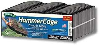 Dalen Products E3-16B Gardeneer Edge Pound-In Garden and Landscape Edging - Black