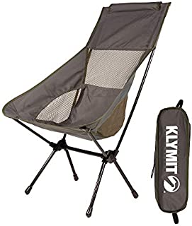 KLYMIT Timberline Camp Chair, Lightweight Backpacking Chair, Travel-Friendly, Comfortable, Durable Design, 225 lbs Capacity