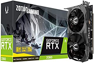 ZOTAC GAMING GeForce RTX 2060 6GB GDDR6 192-bit Gaming Graphics Card, Super Compact, ZT-T20600K-10M